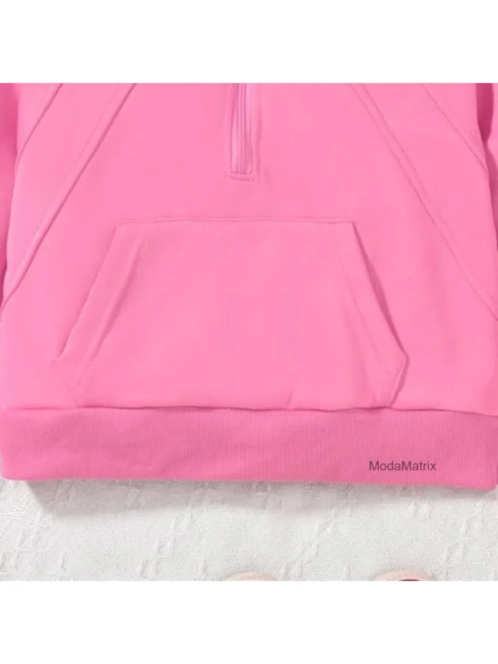 Girls Athletic 2-Piece Hoodie Sweatsuit Set with Pockets